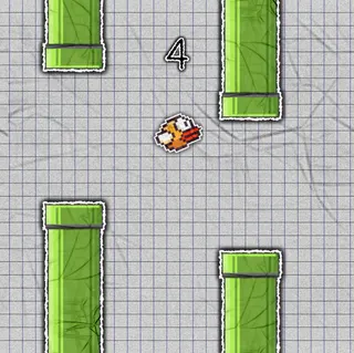 scrapbook [flappy bird](https://en.wikipedia.org/wiki/Flappy_Bird)