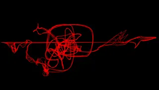 a dancer's [left hand tracked](https://github.com/torinmb/mediapipe-touchdesigner) over his entire routine